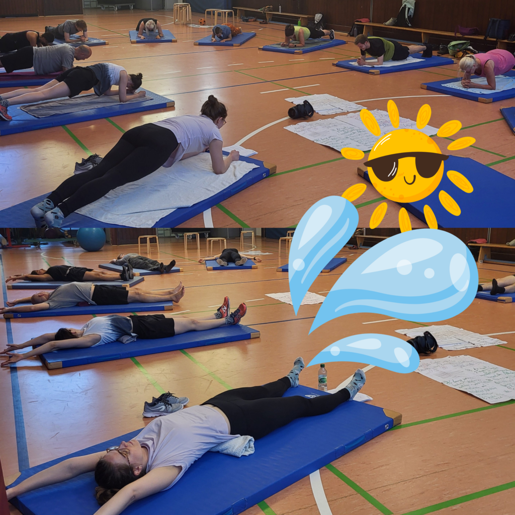 Training bei Hitze – sinnvoll und sicher in Indoor- und Outdoor-Präventionskursen ☀️💧🏃‍♀️