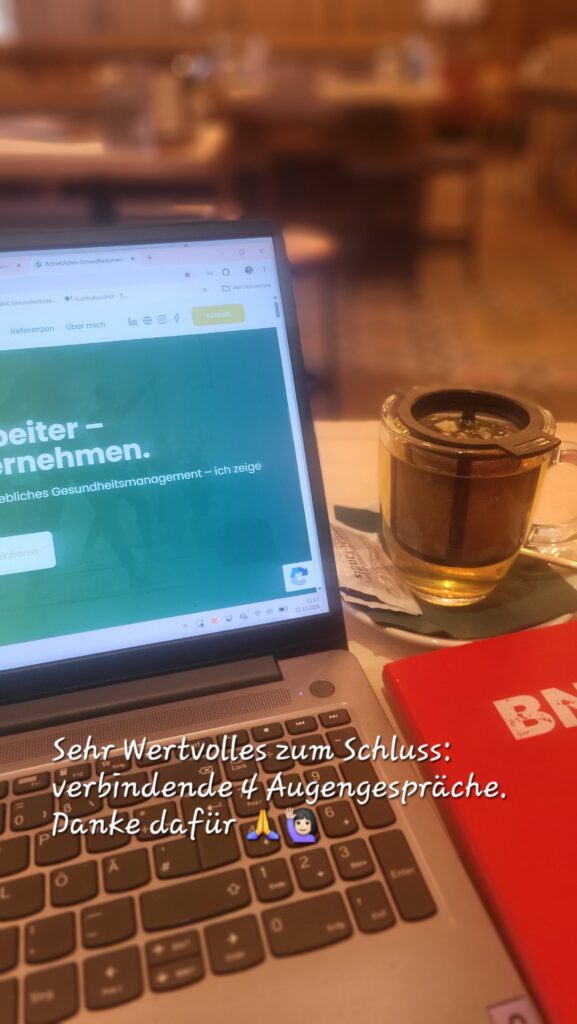 Netzwerken braucht auch Zeit zum Nachdenken
